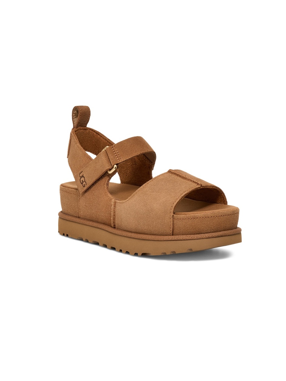 NWT UGG Goldenstar Hi Platform Sandals Chestnut Women’s Size 9 New in Box